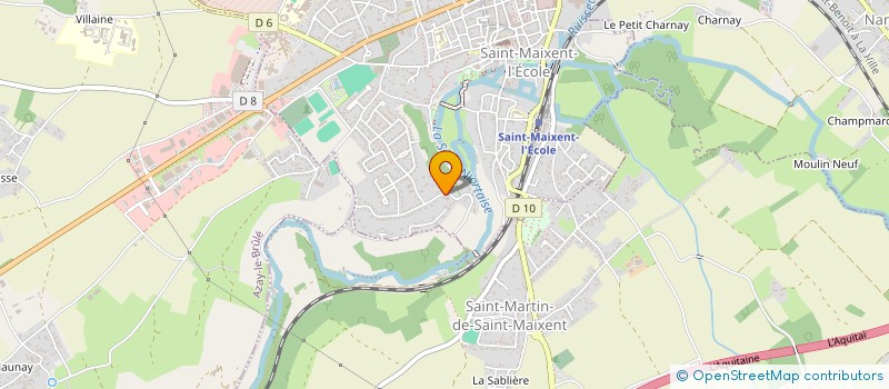 localisation de l'entreprise 2AP  SAINT-MAIXENT-L'ECOLE