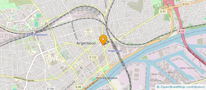 localisation de l'entreprise 2APAP  ARGENTEUIL