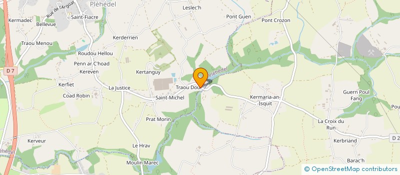 localisation de l'entreprise 2APL  PLEHEDEL