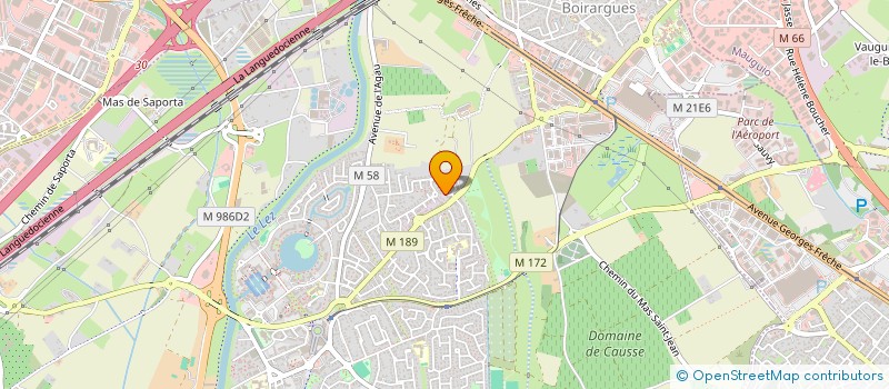 localisation de l'entreprise 2APLUS à LATTES