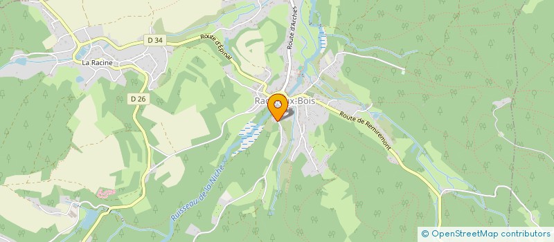 localisation de l'entreprise 2APR  RAON-AUX-BOIS