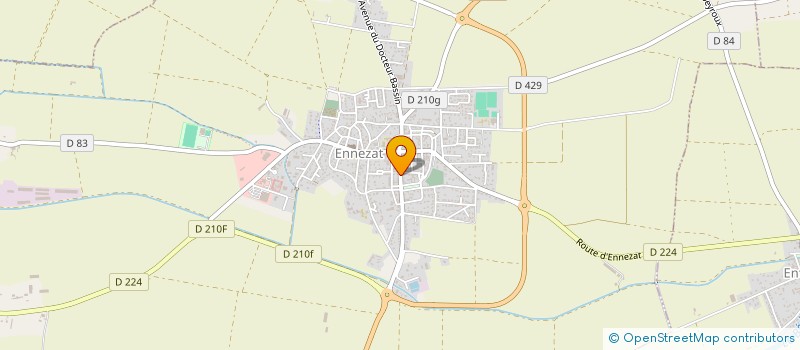 localisation de l'entreprise 2AQ  ENNEZAT