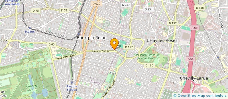 localisation de l'entreprise 2AS à BOURG-LA-REINE