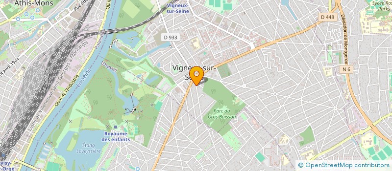 localisation de l'entreprise 2AS à VIGNEUX-SUR-SEINE