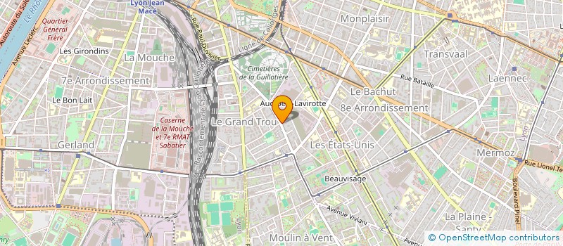 localisation de l'entreprise 2AS ACCESSIBILITE AUTONOMIE SYSTEMES  LYON