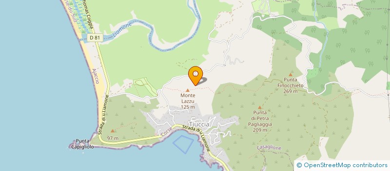 localisation de l'entreprise 2AS LIAMONE  CASAGLIONE