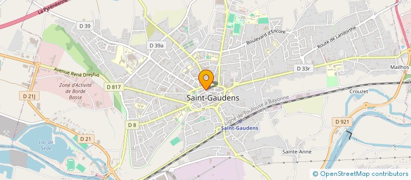 localisation de l'entreprise 2AS OLIVE  SAINT-GAUDENS