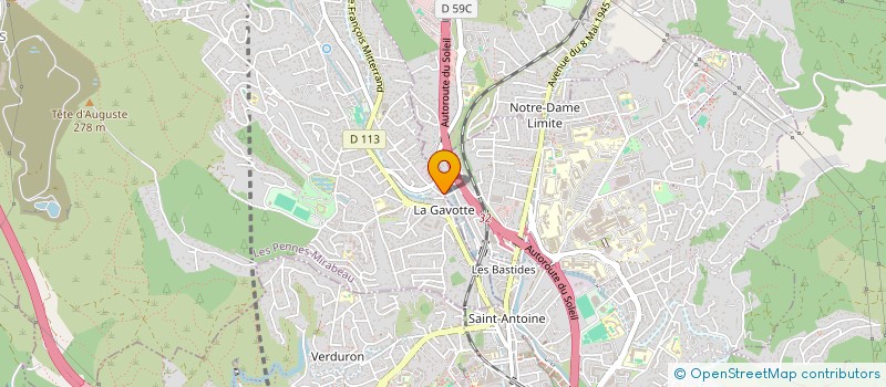 localisation de l'entreprise 2ATCM à LES PENNES-MIRABEAU