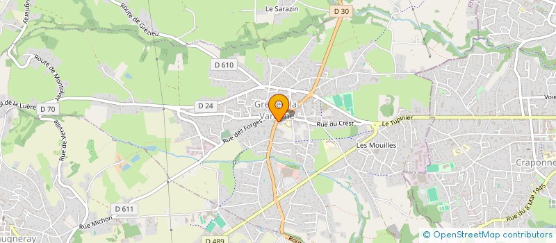 localisation de l'entreprise 2AV  GREZIEU-LA-VARENNE