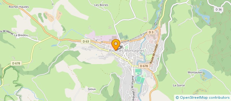 localisation de l'entreprise 2AV INVEST à RIOM-ES-MONTAGNES