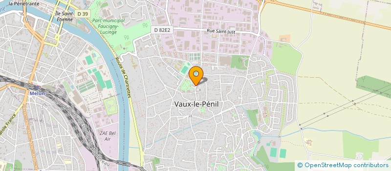 localisation de l'entreprise 2AW INFOS à VAUX-LE-PENIL