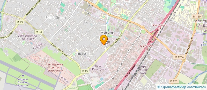 localisation de l'entreprise 2AY  TOULOUSE