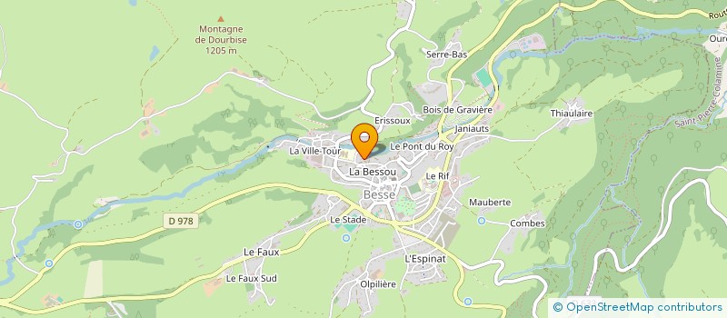 localisation de l'entreprise 2B 2I  BESSE-ET-SAINT-ANASTAISE