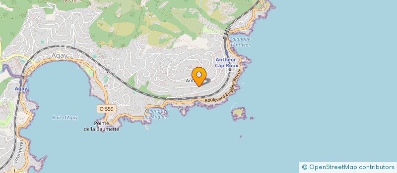 localisation de l'entreprise 2B 2I  SAINT-RAPHAEL