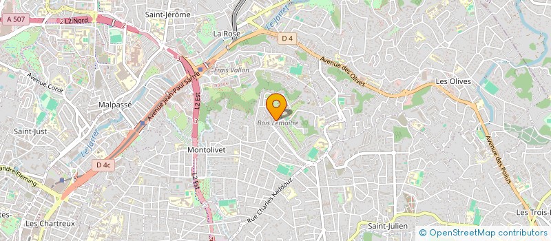 localisation de l'entreprise 2B 2J à MARSEILLE 12EME