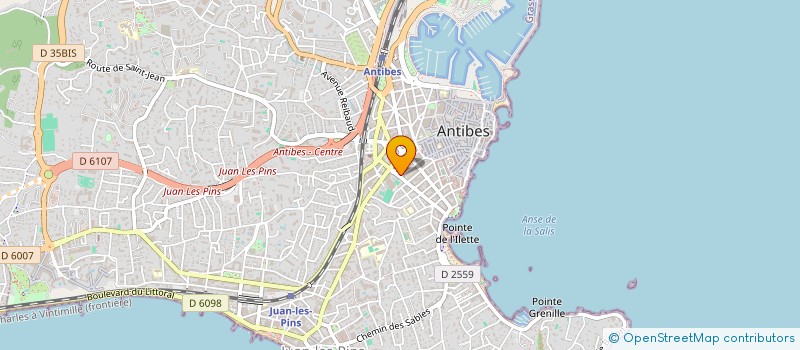 localisation de l'entreprise 2B à ANTIBES