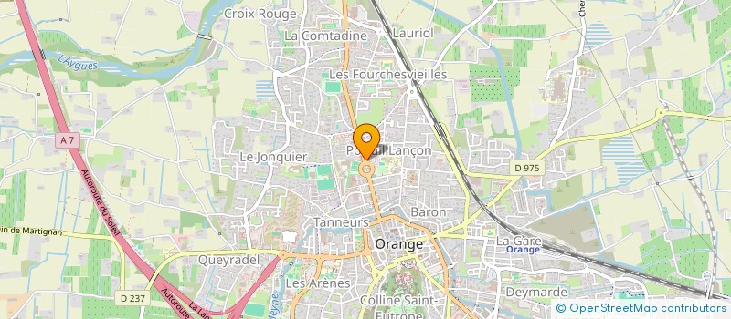 localisation de l'entreprise 2B  ORANGE