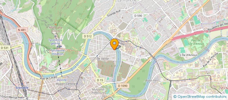 localisation de l'entreprise 2B à GRENOBLE