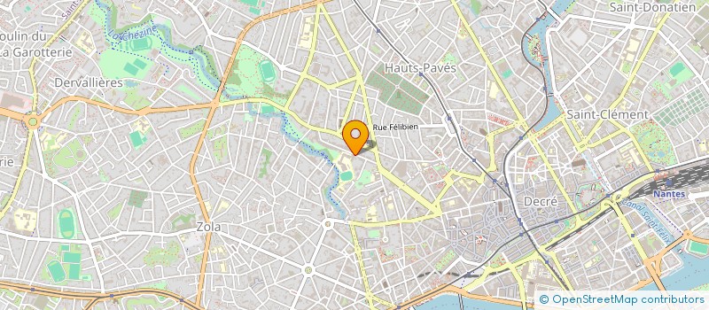 localisation de l'entreprise 2B  NANTES