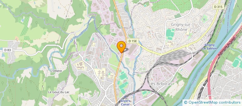 localisation de l'entreprise 2B  GRIGNY