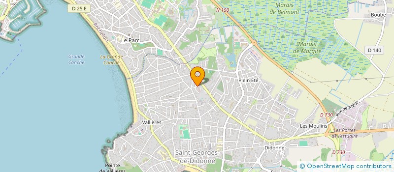 localisation de l'entreprise 2B.AC  SAINT-GEORGES-DE-DIDONNE