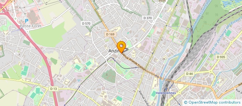 localisation de l'entreprise 2B AUDITION ANZIN  ANZIN