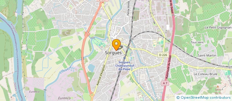 localisation de l'entreprise 2B BROKERS  SORGUES