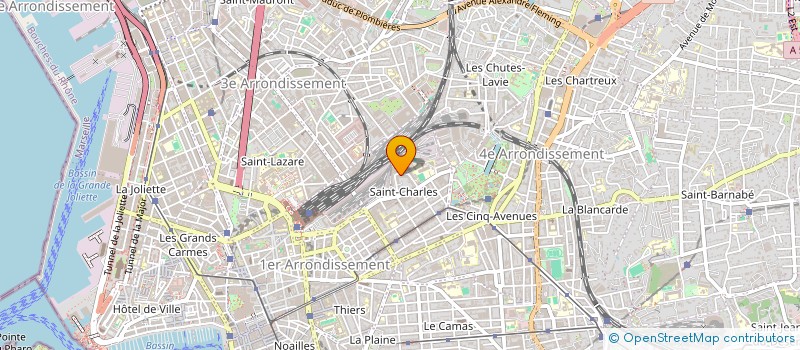 localisation de l'entreprise 2B CEREFI à MARSEILLE