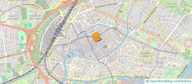 localisation de l'entreprise 2B COMMUNICATION à STRASBOURG