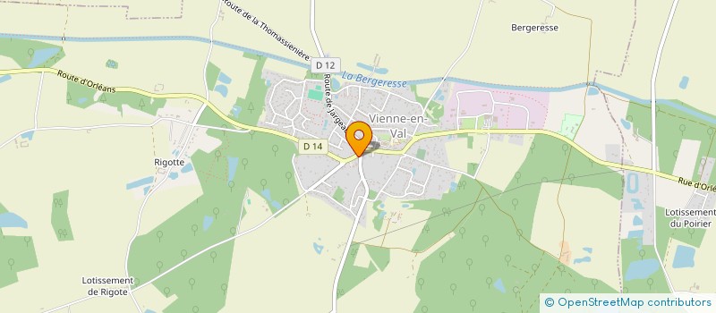 localisation de l'entreprise 2B CONSEIL à VIENNE-EN-VAL