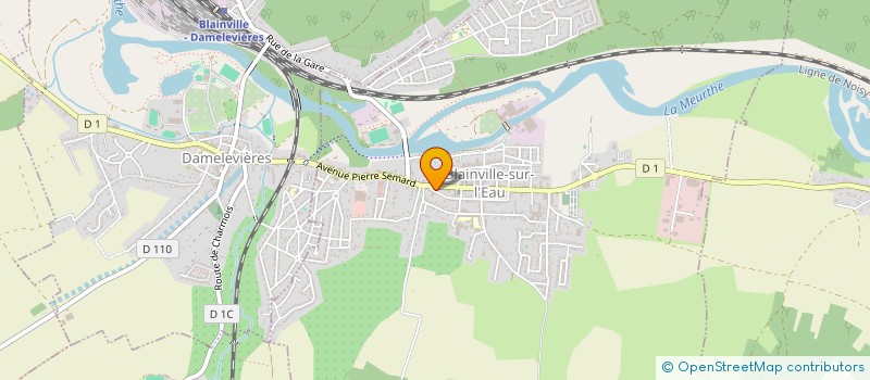 localisation de l'entreprise 2B CONSTELLATION  BLAINVILLE-SUR-L'EAU