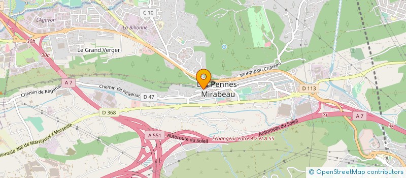 localisation de l'entreprise 2B CONSTRUCTION à LES PENNES-MIRABEAU