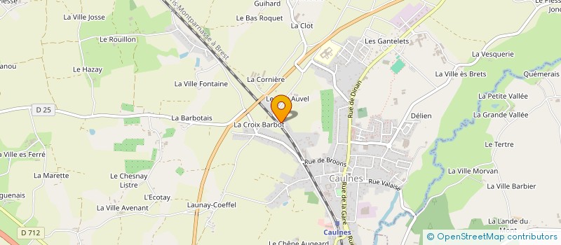 localisation de l'entreprise 2B COUPE à CAULNES