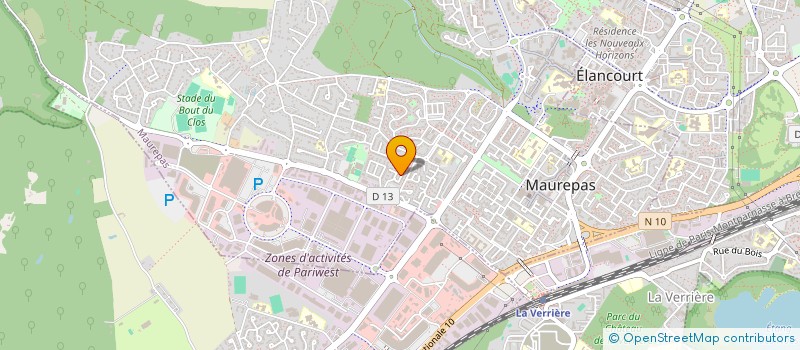 localisation de l'entreprise 2B CREATION  MAUREPAS