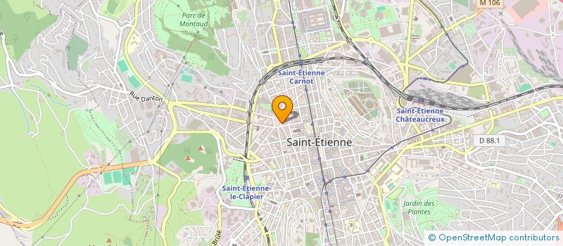 localisation de l'entreprise 2B DISTRIBUTION à SAINT-ETIENNE