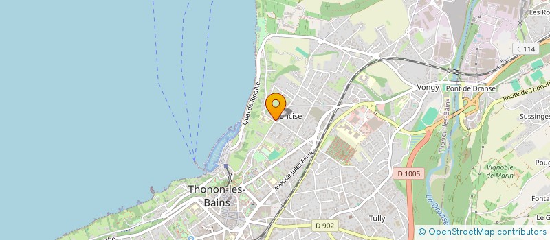 localisation de l'entreprise 2B.DOM à THONON-LES-BAINS