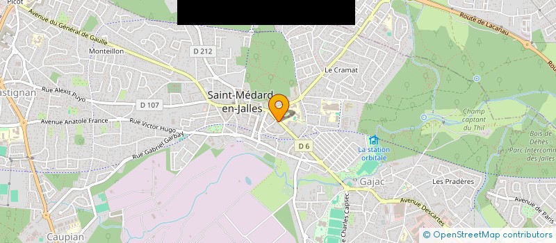 localisation de l'entreprise 2B ELECTRONIQUE à SAINT-MEDARD-EN-JALLES
