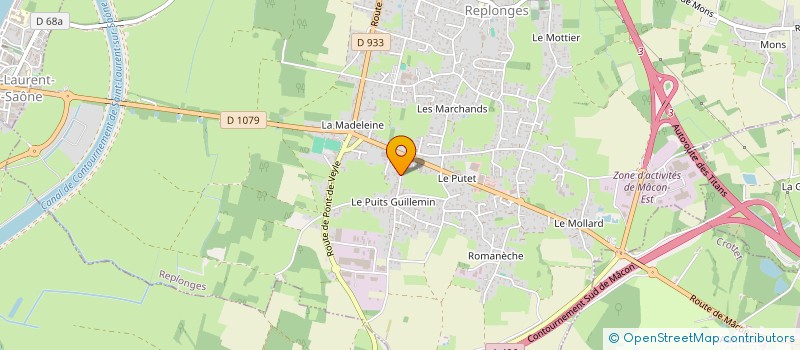 localisation de l'entreprise 2B EVENT à REPLONGES