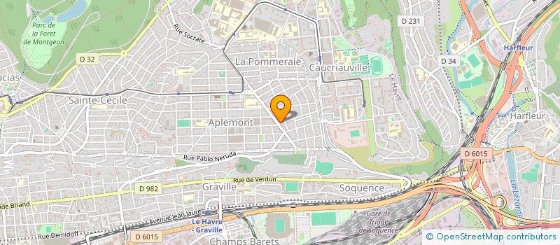 localisation de l'entreprise 2B & HR à LE HAVRE