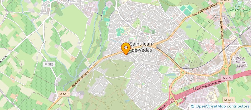 localisation de l'entreprise 2B IMMO  SAINT-JEAN-DE-VEDAS