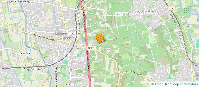 localisation de l'entreprise 2B IMMO  MORIERES-LES-AVIGNON
