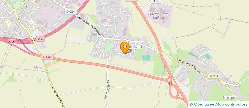 localisation de l'entreprise 2B IMMO  SAULTAIN