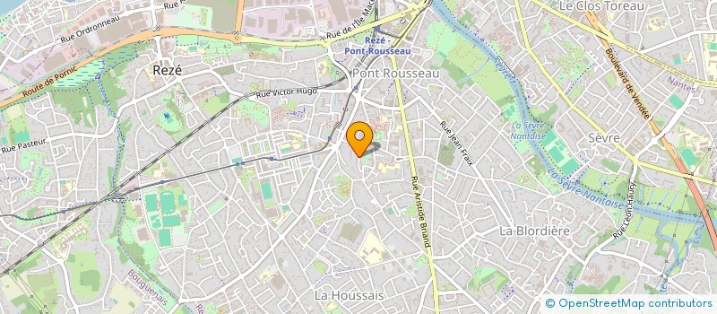 localisation de l'entreprise 2B IMMO  REZE