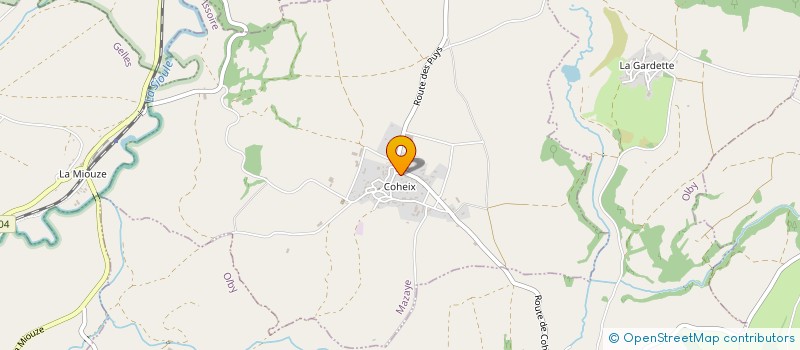 localisation de l'entreprise 2B IMMO  MAZAYE