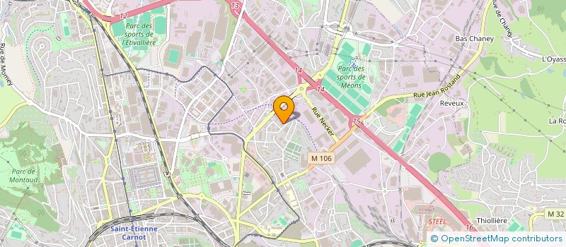 localisation de l'entreprise 2B IMMO  SAINT-ETIENNE