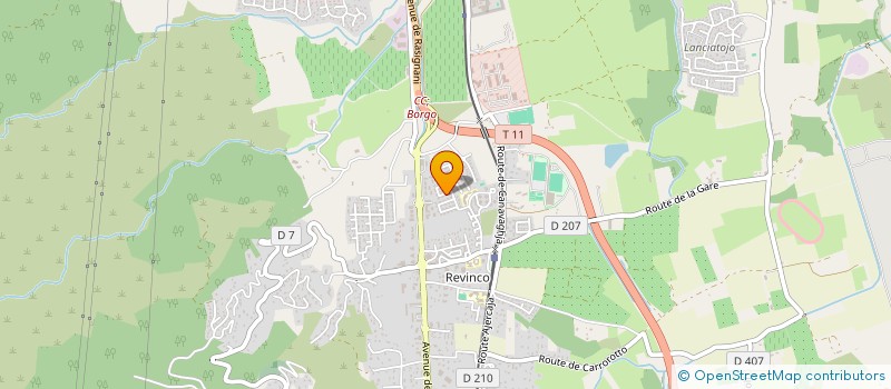localisation de l'entreprise 2B INTERIM à BORGO
