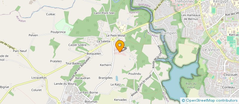 localisation de l'entreprise 2B INVEST à VANNES
