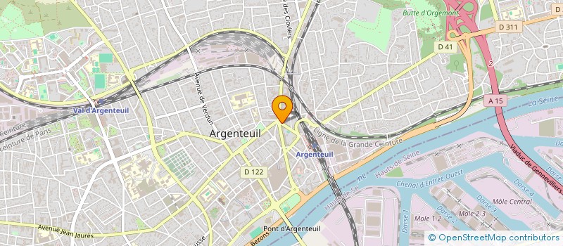 localisation de l'entreprise 2B INVEST  ARGENTEUIL