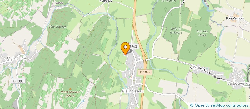 localisation de l'entreprise 2B INVEST  PLAINOISEAU