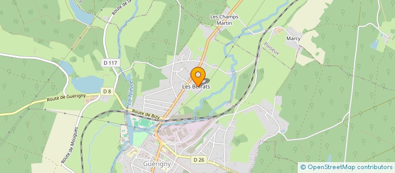 localisation de l'entreprise 2B MALO à GUERIGNY